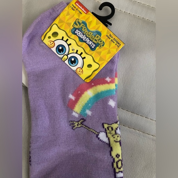 3pairs Nickelodeon SpongeBob squarepants no‎ show socks FREE - Picture 3 of 3